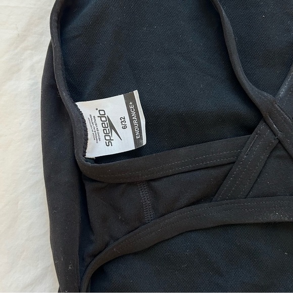 Speedo Women's Swimsuit One Piece Endurance+ Flyback in Black - MUST GO - Picture 7 of 7